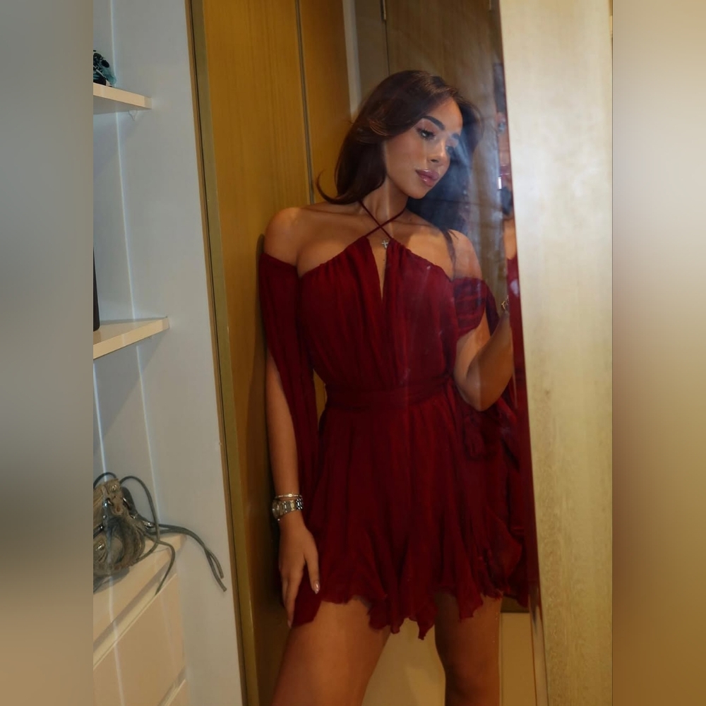 REVOLVE Chic Le Frique Dubai Mini, XS-S, 0-4, Red Dress